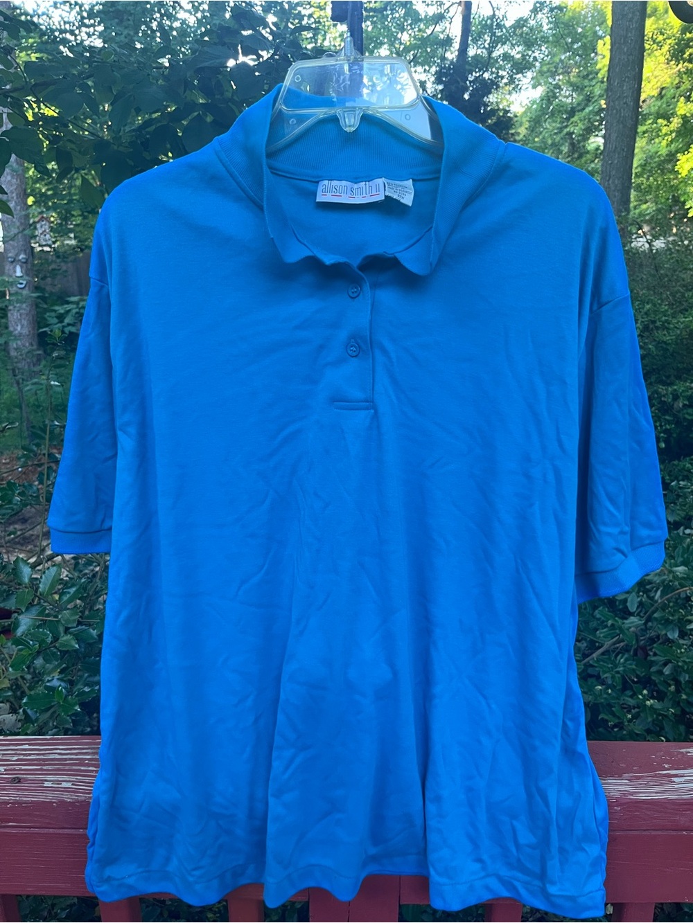Allison Smith II Royal Blue Polo Shirt Women’s Plus Size 22W Golfing